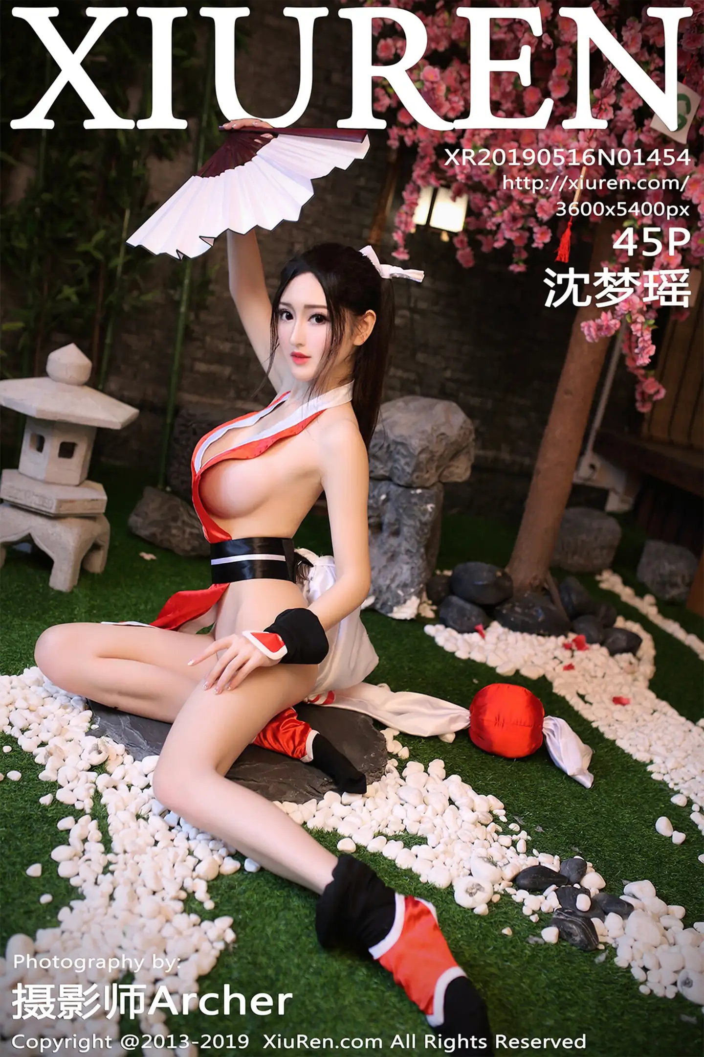 [XiuRen秀人网]No.1454_嫩模沈梦瑶私房不知火舞系列+王者荣耀COS完美诱惑写真45P-秀人网 - XiuRen.Pro
